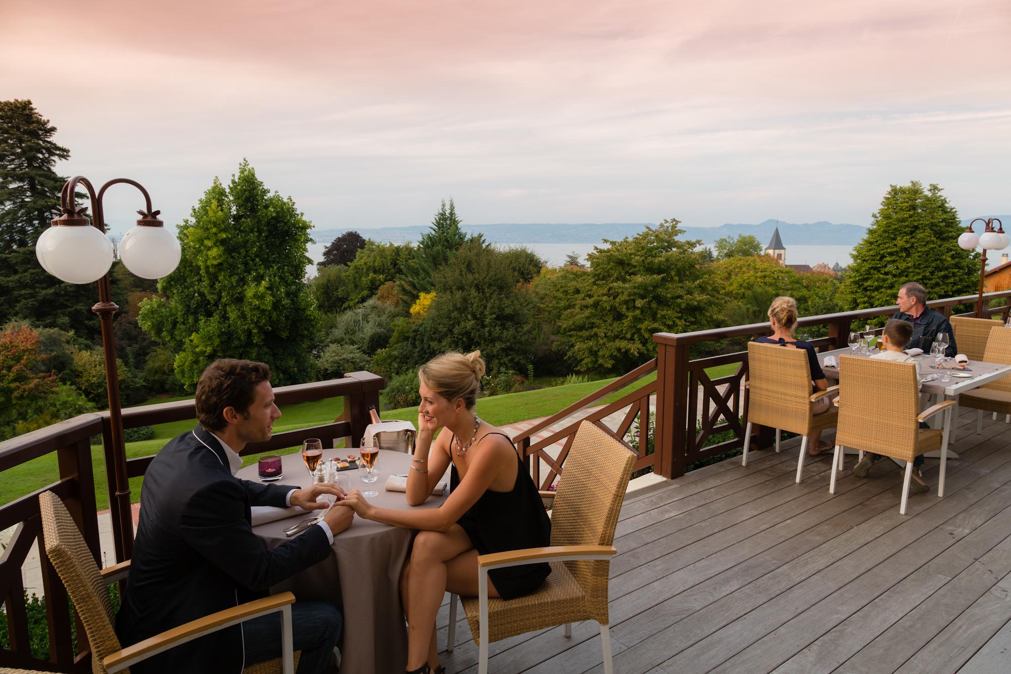 Hotel Ermitage Evian-les-Bains Bagian luar foto
